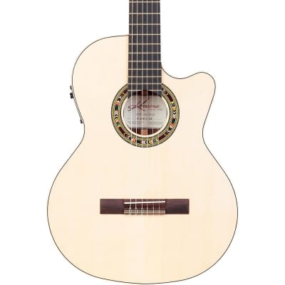Kremona F65CW Fiesta Cutaway Acoustic-Electric Classical Guitar Regular Natural image 8