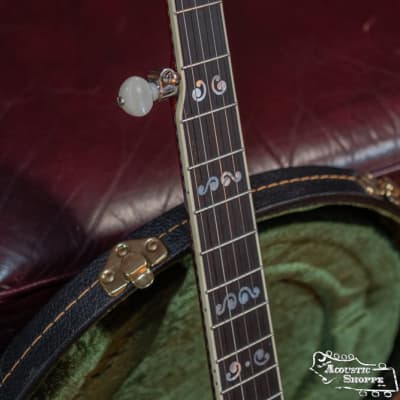 Deering Calico "Ox Blood" 5-String Banjo #AE35D image 3