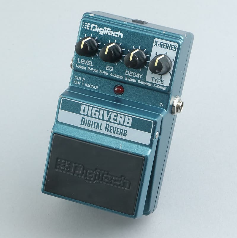 Digitech DigiVerb Reverb Guitar Effects Pedal P-24593 | Reverb