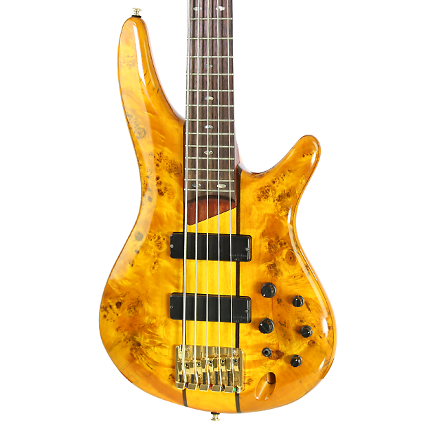 Ibanez SR805AM Electric Bass Amber image 1