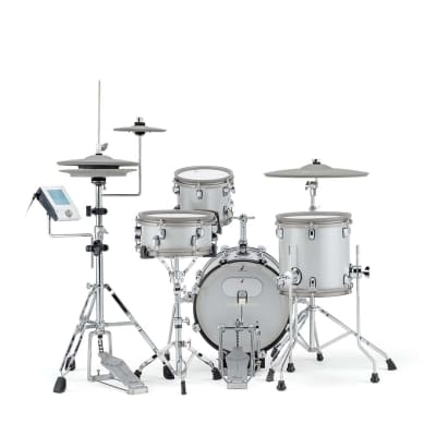 EFNOTE mini Acoustic Designed Electronic Drum Set White Sparkle image 4