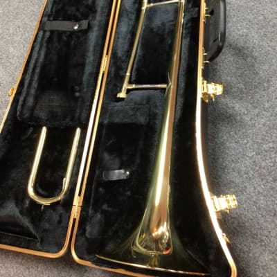 Bach TB301 Student Model Trombone - Clear-Lacquered Brass image 3