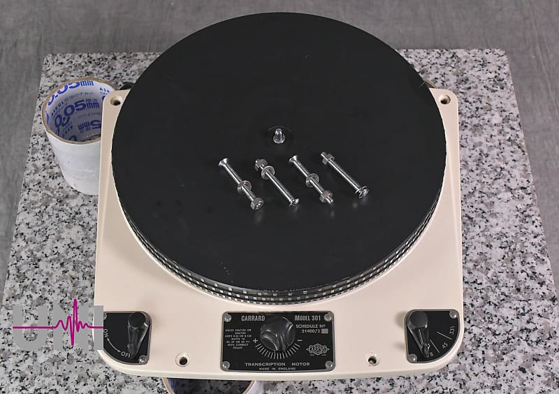 GARRARD MODEL 301 Turntable **SCHEDULE NO 51400/2 in Very Good condition.  			