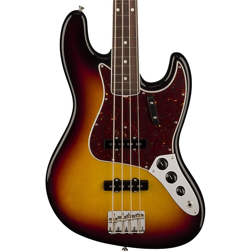 Fender American Vintage II 1966 Jazz Bass, 3-Colour Sunburst image 1