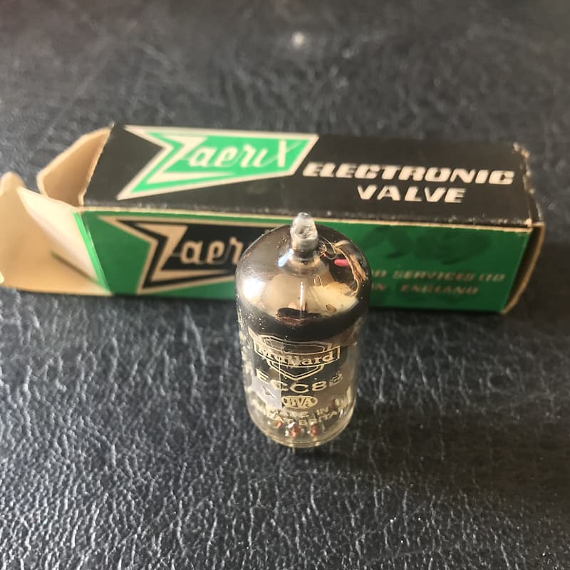 Vintage 1957 Nos British Made Mullard Ecc83 12ax7 Preamp Reverb Vintage 1957 Nos British Made Mullard Ecc83 12ax7 Preamp Reverb