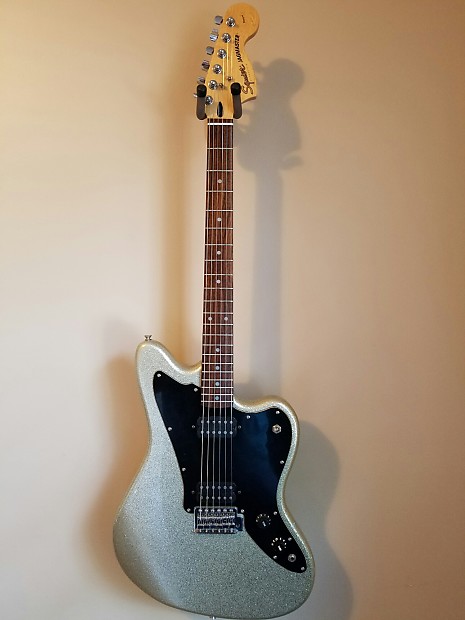 Squier jagmaster shop silver sparkle