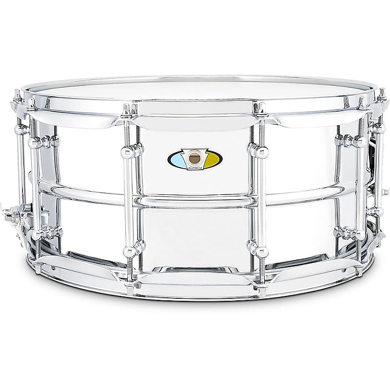 Ludwig Supralite Steel Snare Drum 14 x 6.5 in. image 1
