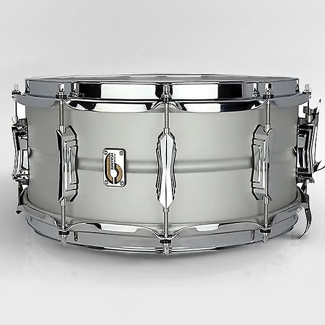 British Drum Company Aviator 14x6.5" 10-Lug Seamless Aluminum Snare Drum image 3