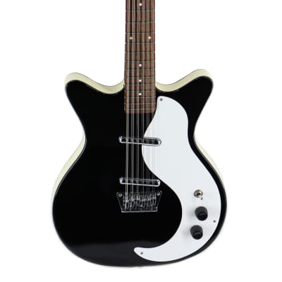 Danelectro 12SDC 12-String Electric Guitar - Black image 1