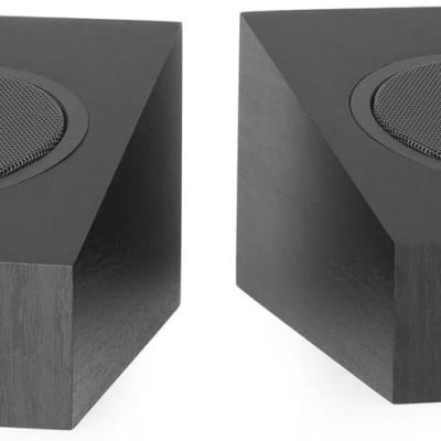 ELAC Debut 2.0 4" Dolby Atmos Add-on Speakers, Black image 1