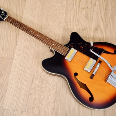 1960s Guyatone SG-12T Vintage Electric Guitar w/ Gold Foil