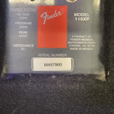 Fender 115XP Passive Speaker (San Antonio, TX) image 2