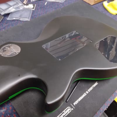 Gibson Les Paul Axcess Custom Green Widow in Satin Black w/Full Warranty! image 9