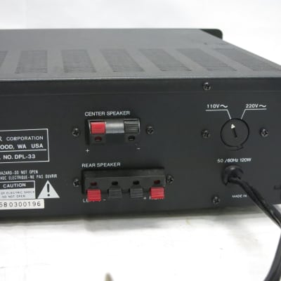 Carver DPL-33 Surround Sound Processor / Amplifier Black image 8