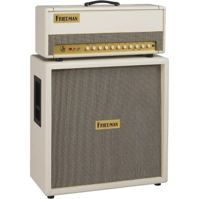 Friedman White Tolex Vintage 4x12 Guitar Speaker Cab image 4