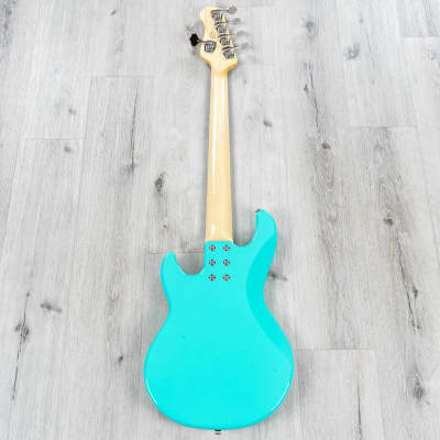Mint G&L CLF Research L-1000 Series 750 5-String Bass, Caribbean Rosewood, Turquoise image 5