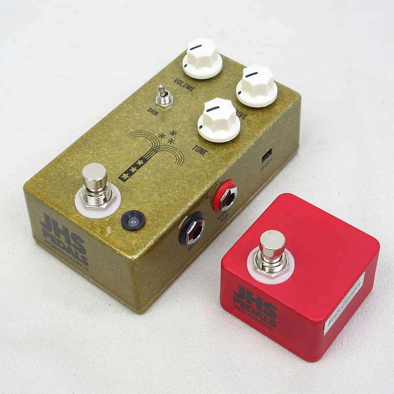 JHS Pedals Morning Glory V4 Overdrive + Red Remote Footswitch (10/21)