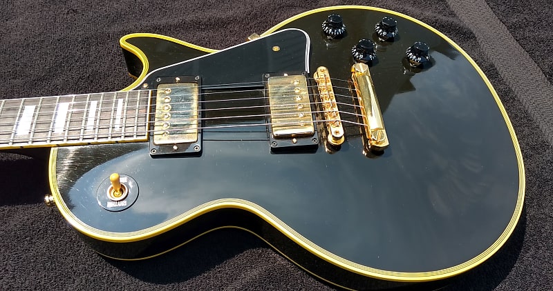 2015 Gibson Custom Shop True Historic '57 Les Paul Custom  Black Beauty Reissue image 1