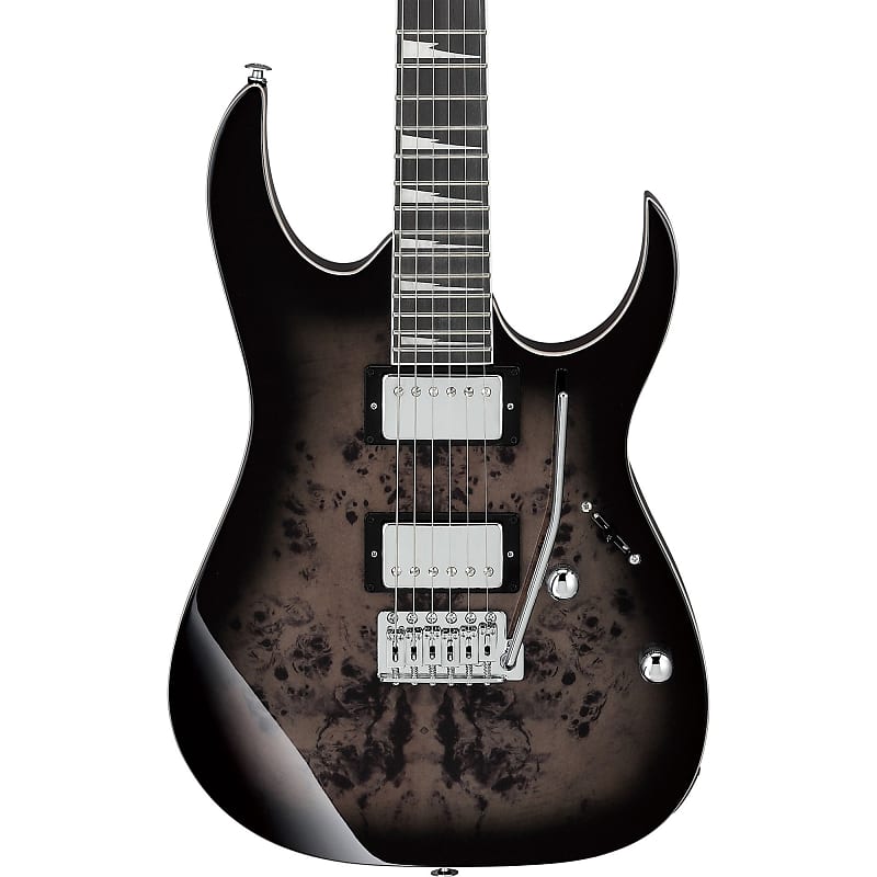 Ibanez GIO GRG220PA1BKB Guitar, Purpleheart Fretboard, Trans Brown Black Burst image 1