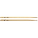 Vater American Hickory Drum Sticks, Nylon Tip Drumsticks 5B Single Pair