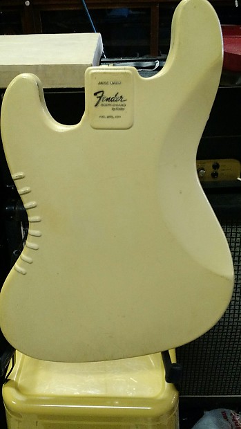 Fender  Parker Body Guard For Jazz Bass 1960s White image 1