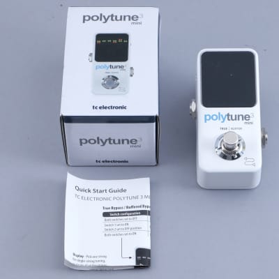 TC Electronic Polytune 3 Mini Chromatic Tuner Guitar Effects Pedal