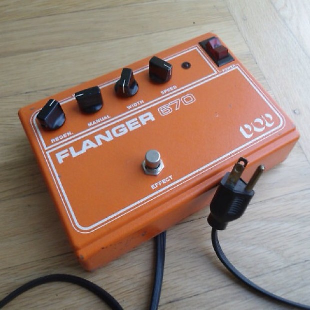 【メール便不可】 DOD Flanger Orange 1980 670 ギター