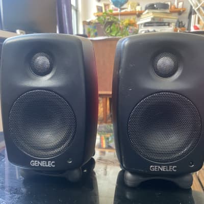 Genelec 6010a Studio Monitors Pair w/ 5040a subwoofer Black | Reverb