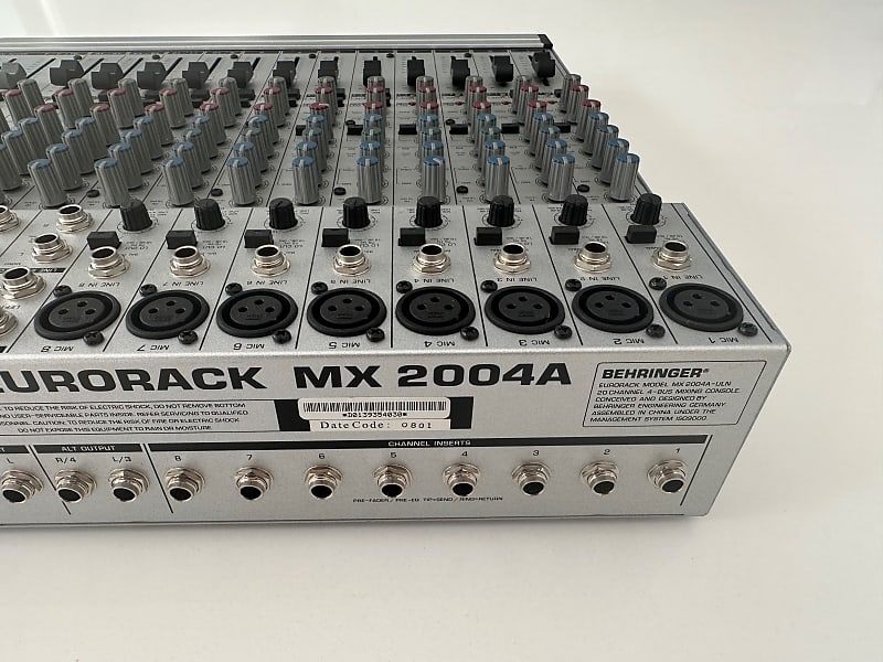 Behringer Eurorack MX2004A 20-Channel Mic / Line Mixer | Reverb UK