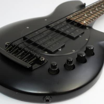 2008 Music Man Bongo 5 HH 5-String Electric Bass Guitar, Stealth Black image 5