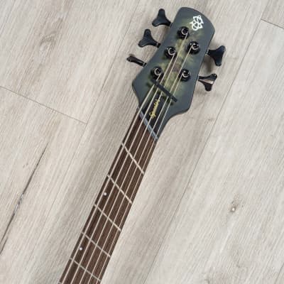 Spector NS Dimension 5 Multi-Scale 5-String Bass, Wenge, Haunted Moss Matte image 8
