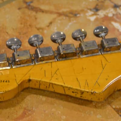 American Fender Stratocaster Relic Nitro Surf Green Custom ShopTexas Specials image 7