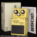Boss SD-1 SUPER Overdrive 1991 s/n ED28835 with JRC4558DD Op Amp as used by The Edge of U2