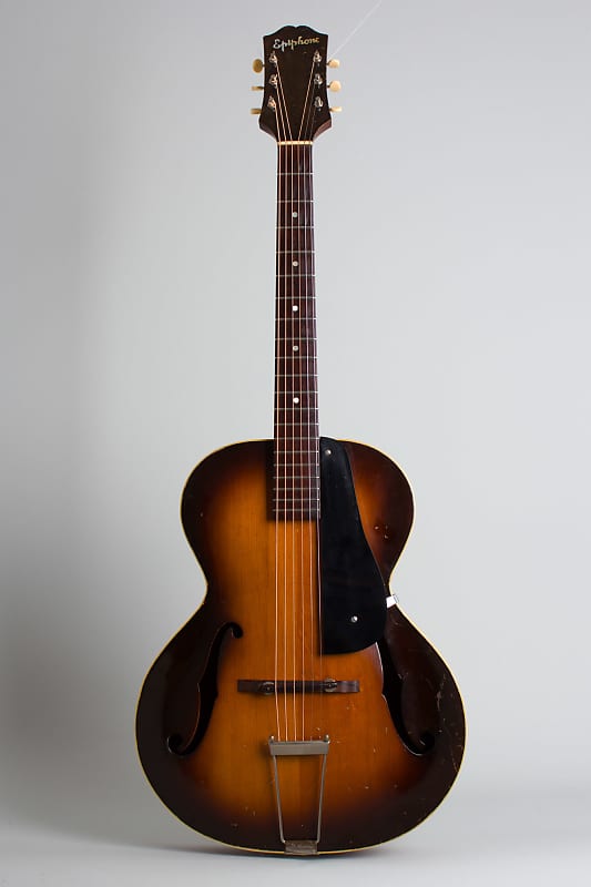Epiphone Olympic Arch Top Acoustic Guitar (1941), ser. #17268, black tolex hard shell case. image 1