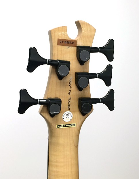 Tobias Toby Deluxe V 5-String Electric Bass Guitar - Trans Tobias Toby Deluxe V 5-String Electric Bass Guitar - Trans