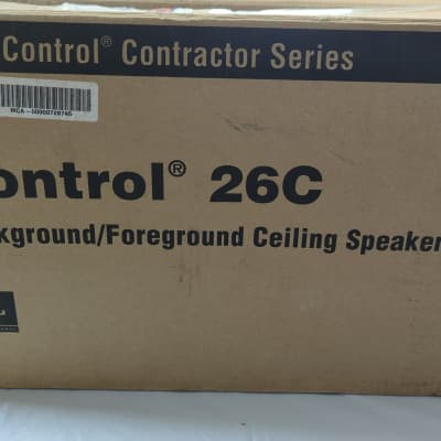 JBL Control 26C 2-Way Passive Ceiling Speaker 2011 - Present - White image 1