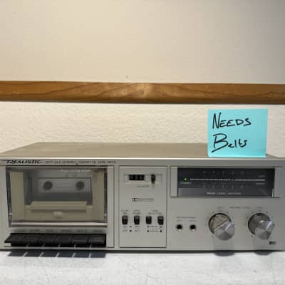 Realistic SCT-35 Stereo Cassette Deck Clean | Reverb