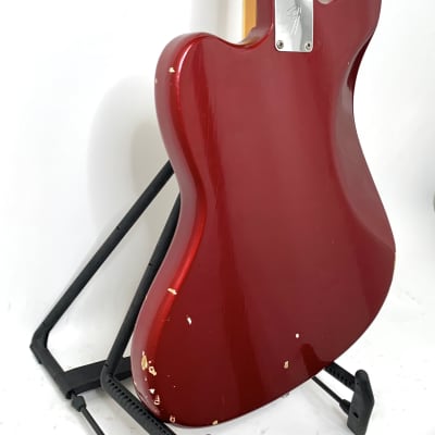 Fender Jaguar 1966 - Candy Apple Red Matched Headstock image 8