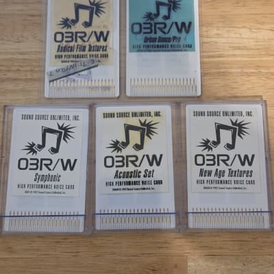 Sound Source Unlimited-  Korg 03R/W voice card bundle.