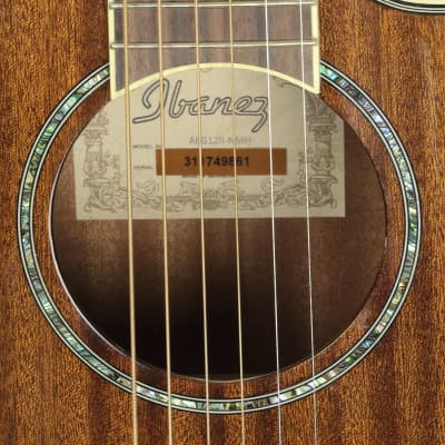 Ibanez AEG12II-NMH Acoustic-Electric Guitar, Natural High