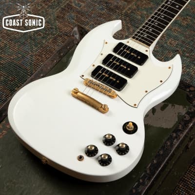 1990 Greco SS-70S 3 Pickup P90 SG Made in Japan image 7
