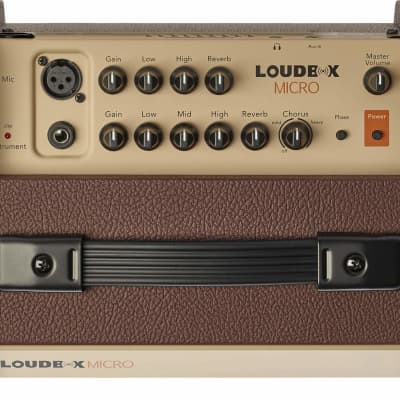 Fishman Loudbox Micro Acoustic Guitar Combo Amplifier, 40W, Brown image 3