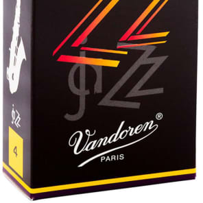 Vandoren SR414 ZZ Series Alto Saxophone Reeds - Strength 4 (Box of 10)