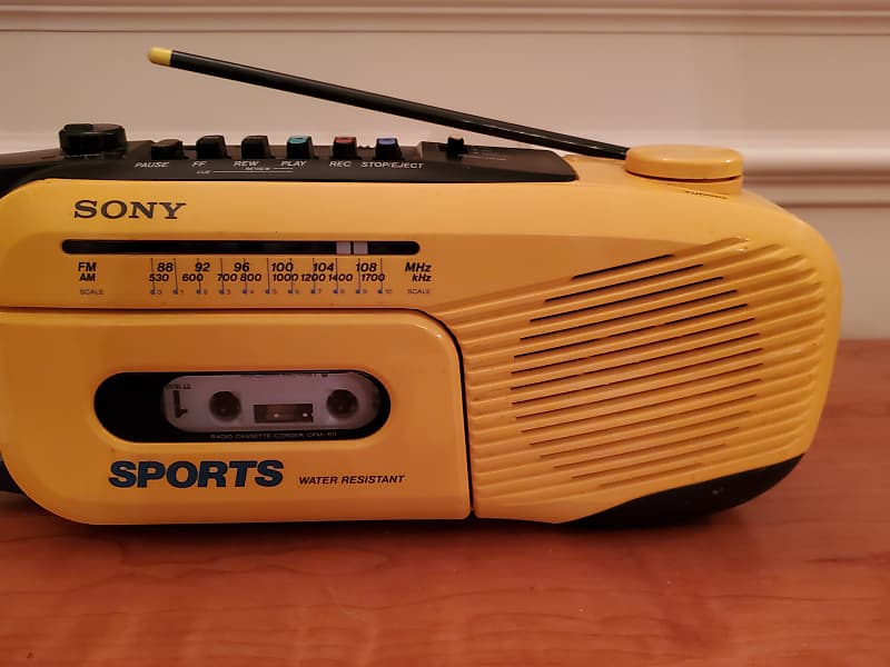 Sony CFM-101 1990s - Yellow and gray | Reverb Sony CFM-101 1990s - Yellow and gray | Reverb