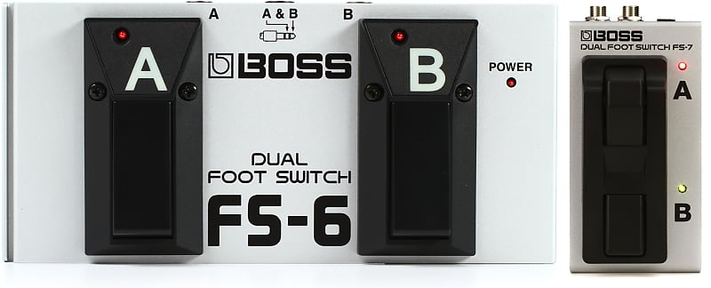 Boss FS-6 Dual Foot Switch Bundle with Boss FS-7 Dual Foot | Reverb