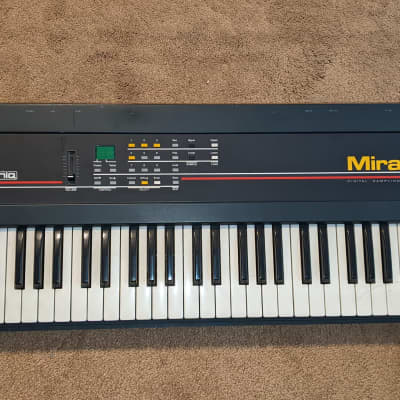 Ensoniq Mirage DSK-1 Digital Sampling Keyboard (red stripe) 1986 - Black