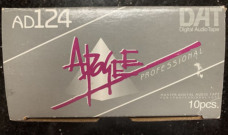 Apogee AD124 - Case of 10 DAT Tapes (unopened)