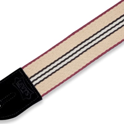 Levy's 2" wide woven polyester guitar strap image 5