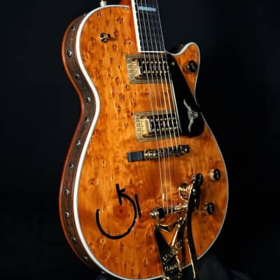 Gretsch Custom Shop G6130 Roundup Birdseye Knotty Pine Guitar image 7