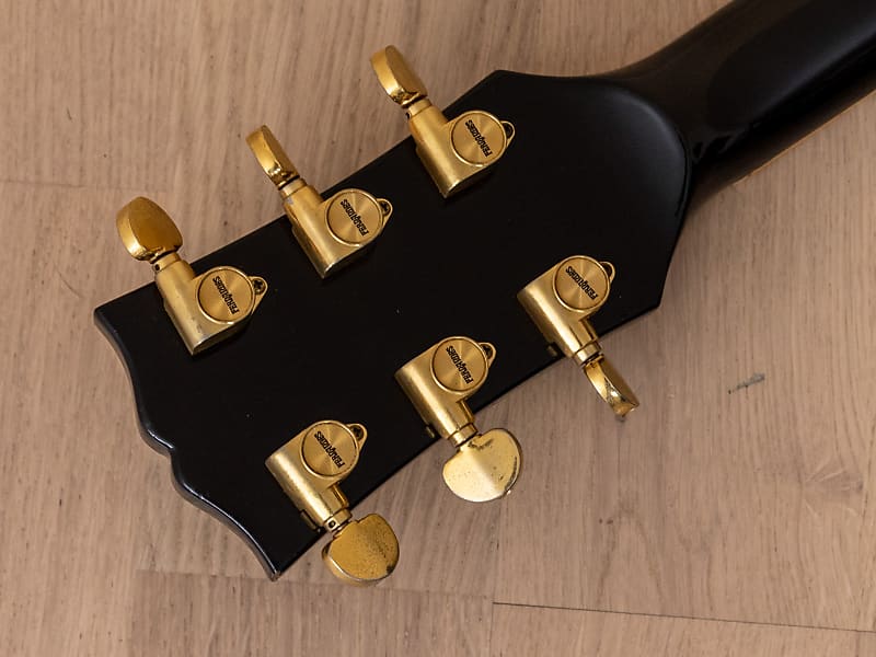 1970s Burny FLC-85 Black Beauty Custom Electric Guitar Japan